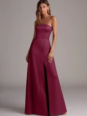 Azazie Wren Dress - Mulberry